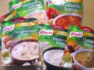ドイツに行って来た 番外編 バラマキ土産はknorrをスーパーで